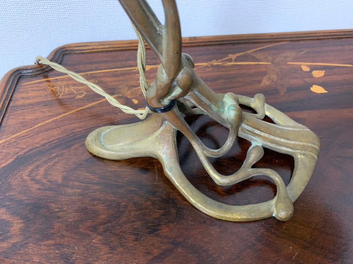 エミールガレ　フクシアの花テーブルのランプ