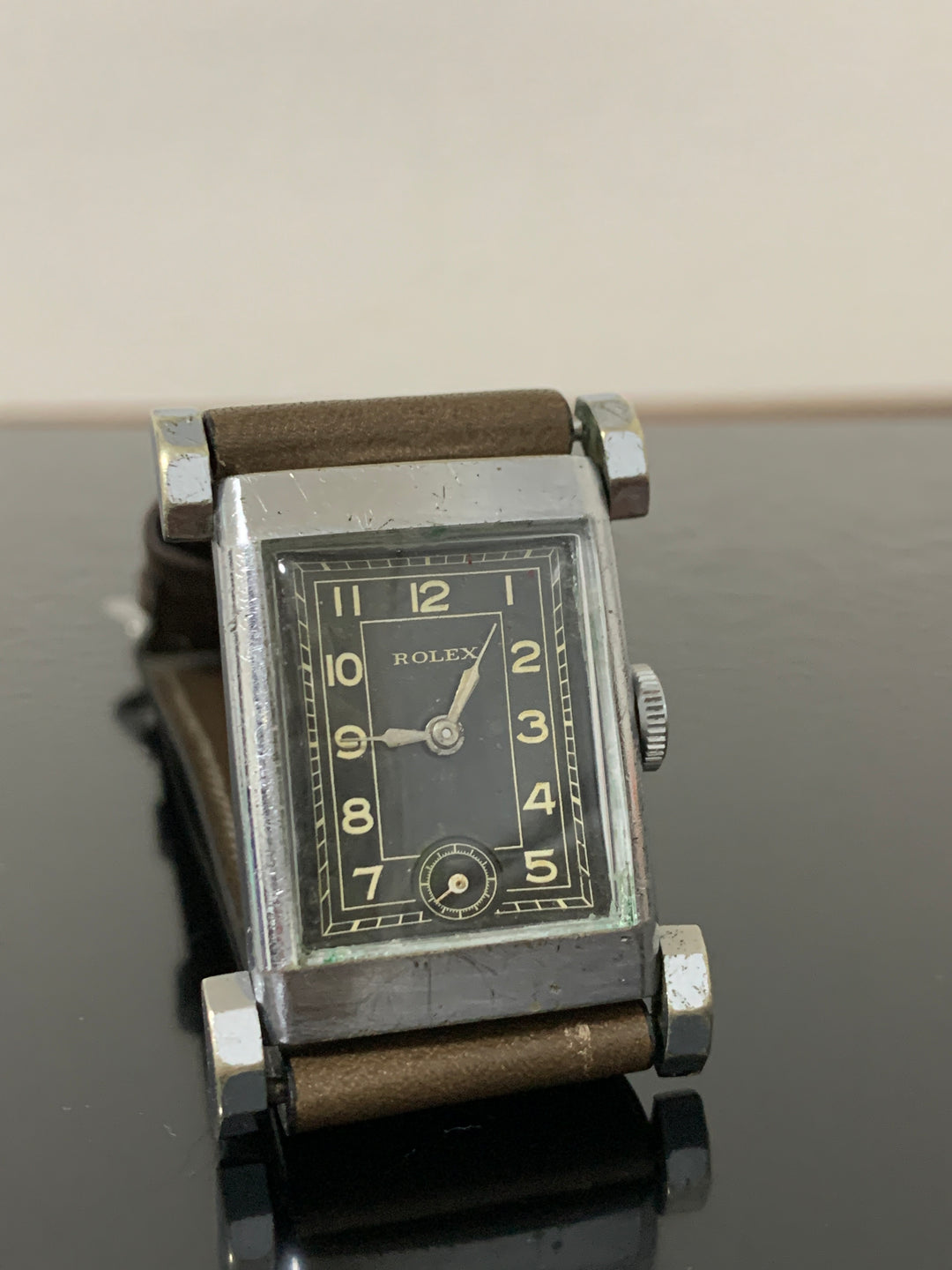 ロレックス 1930年代 レクタンギュラー手巻き フレキシブルラグ 