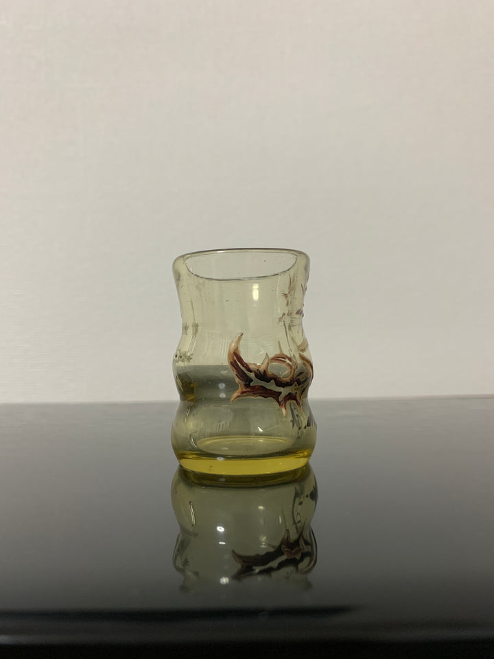 エミールガレ　初期作品　アザミのリキュールグラス