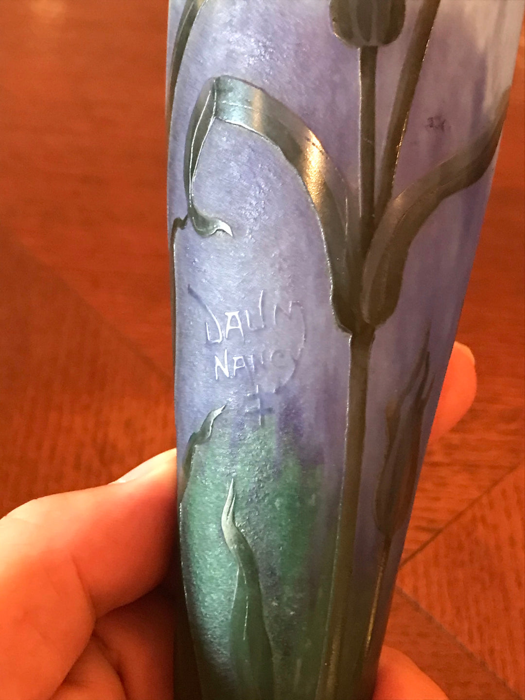 ドーム兄弟　ムギセンノウの花の花瓶のサイン