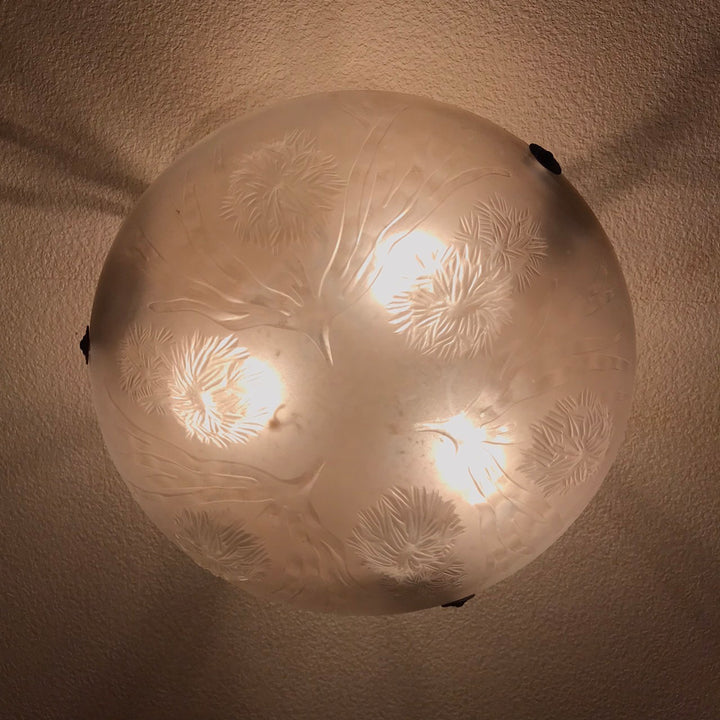 サビノ　アザミのペンダントライト　アールデコ