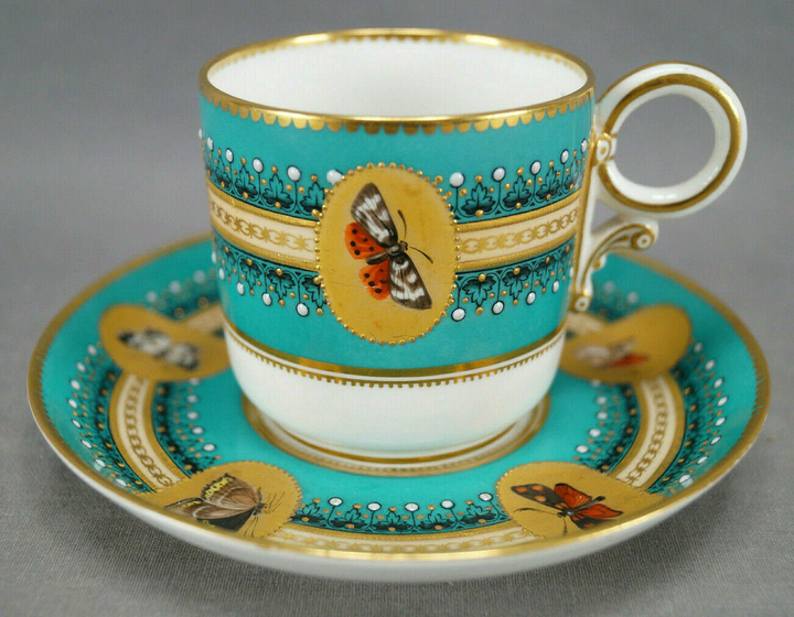 ロイヤルウースター　バタフライのカップ＆ソーサー