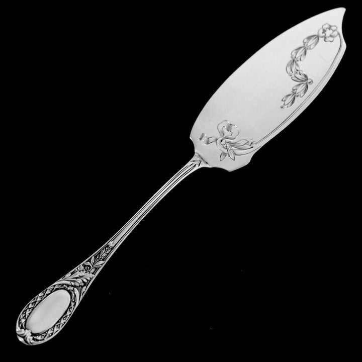 Puiforcat French Sterling Silver Dessert Hors D'oeuvre Set, Box, Neoclassical