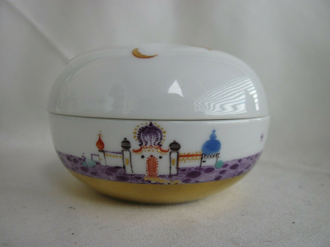 Schöne Meissen Schmuck-Dose in Dekor 1001 Nacht