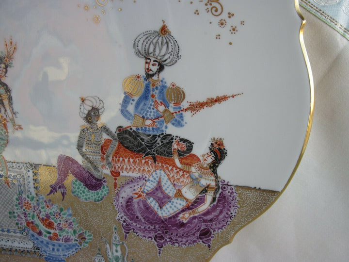 Schöne große Meissen Tortenplatte in Dekor 1001 Nacht