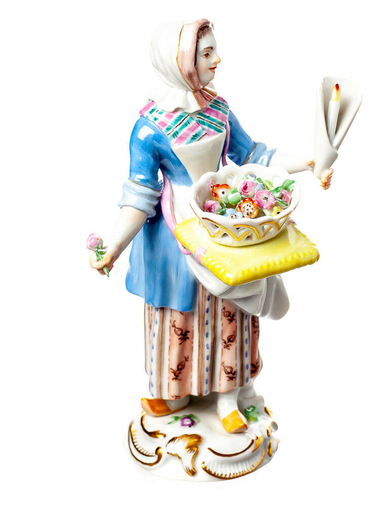 愛のマイセン人形 J.J. ケンドラ―作　パリの物売り　一級品