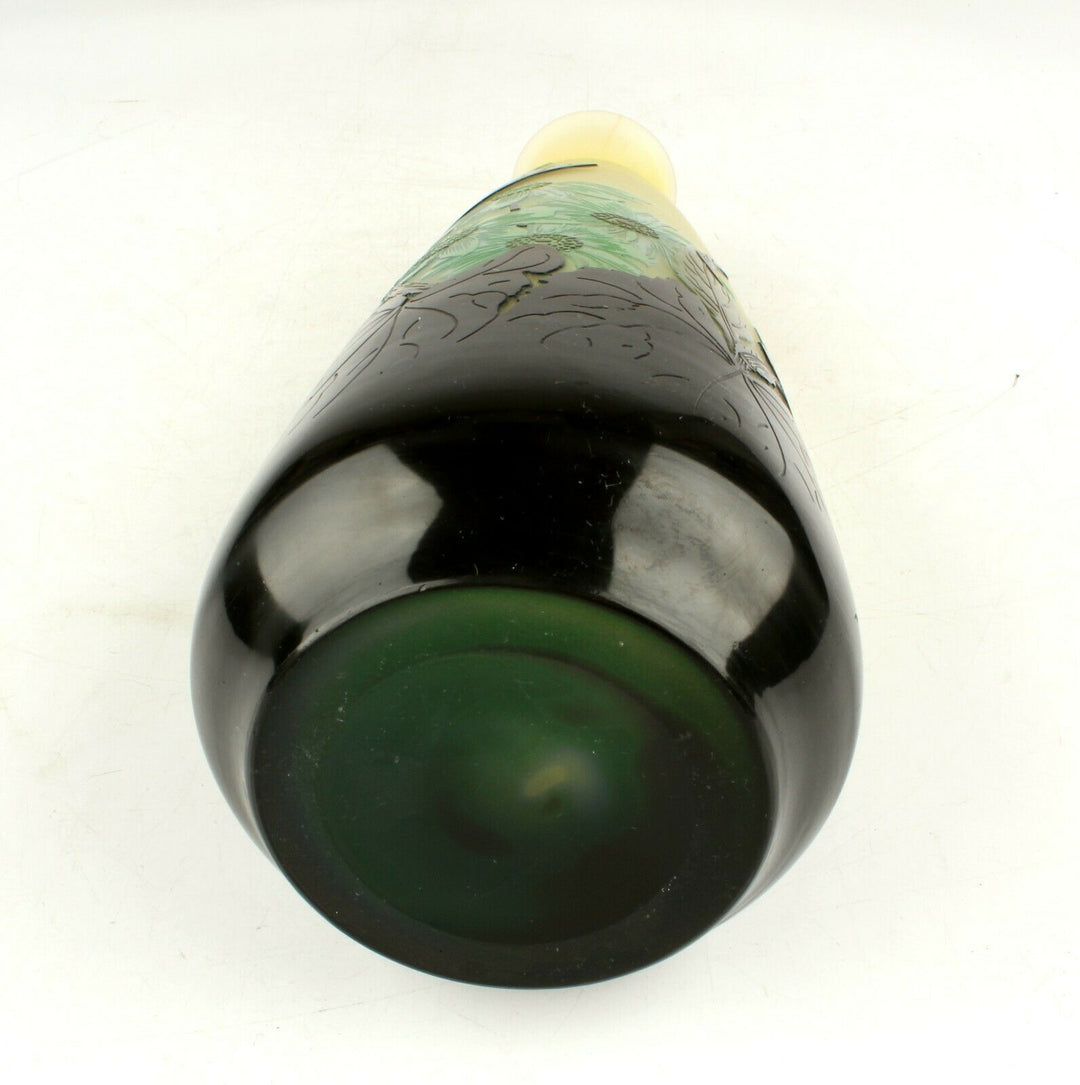 *Authentic Signed Emile Galle Art Nouveau Vase 11"