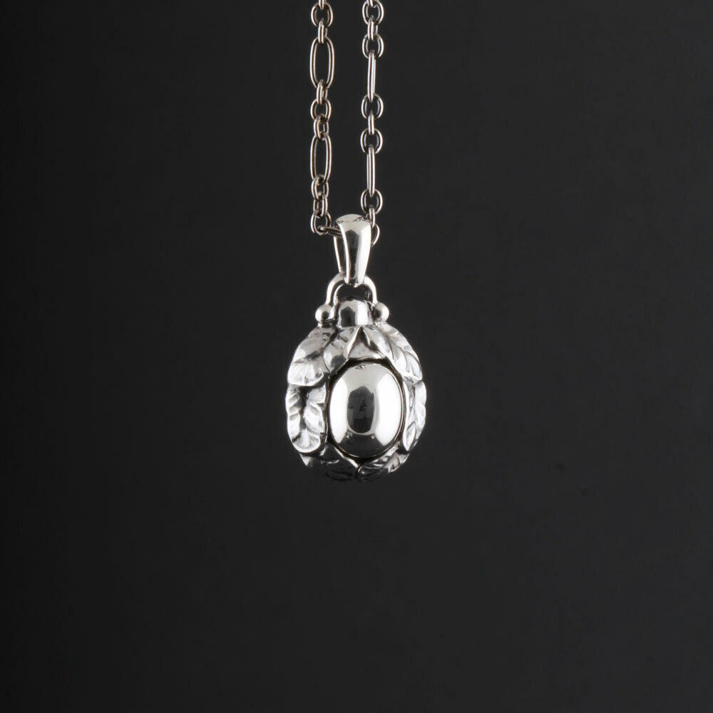 Georg Jensen Sterling Anhänger von Den Jahr 1997/2017 Mit Silverstone. Selten!