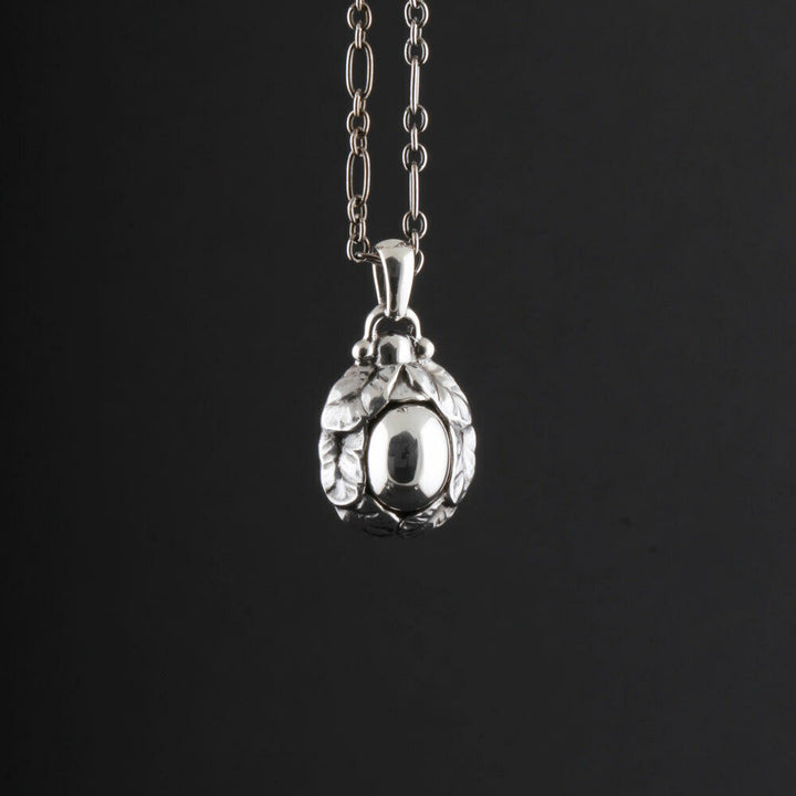 Georg Jensen Sterling Anhänger von Den Jahr 1997/2017 Mit Silverstone. Selten!