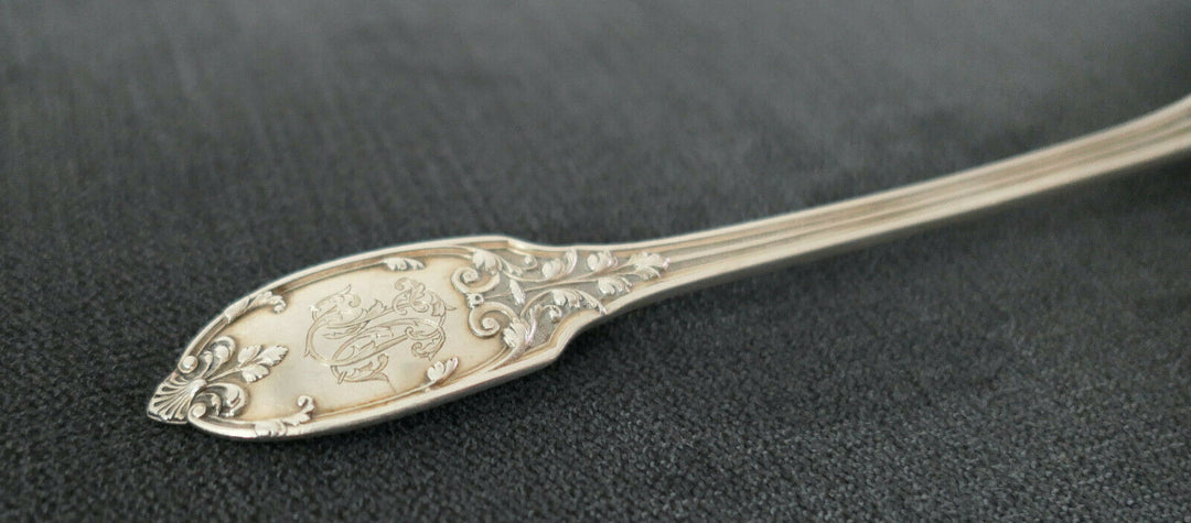 PUIFORCAT ANCIENNE PELLE A GLACE ARGENT MASSIF POINÇON MINERVE ART NOUVEAU 1900.