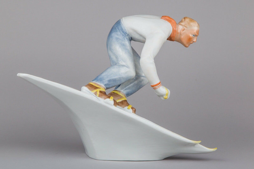 ヘレンド　スキーヤー　フィギュア　1944年