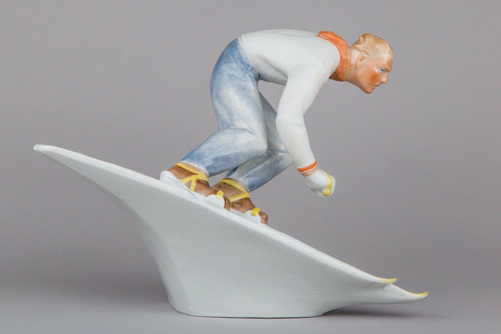 ヘレンド　スキーヤー　フィギュア　1944年
