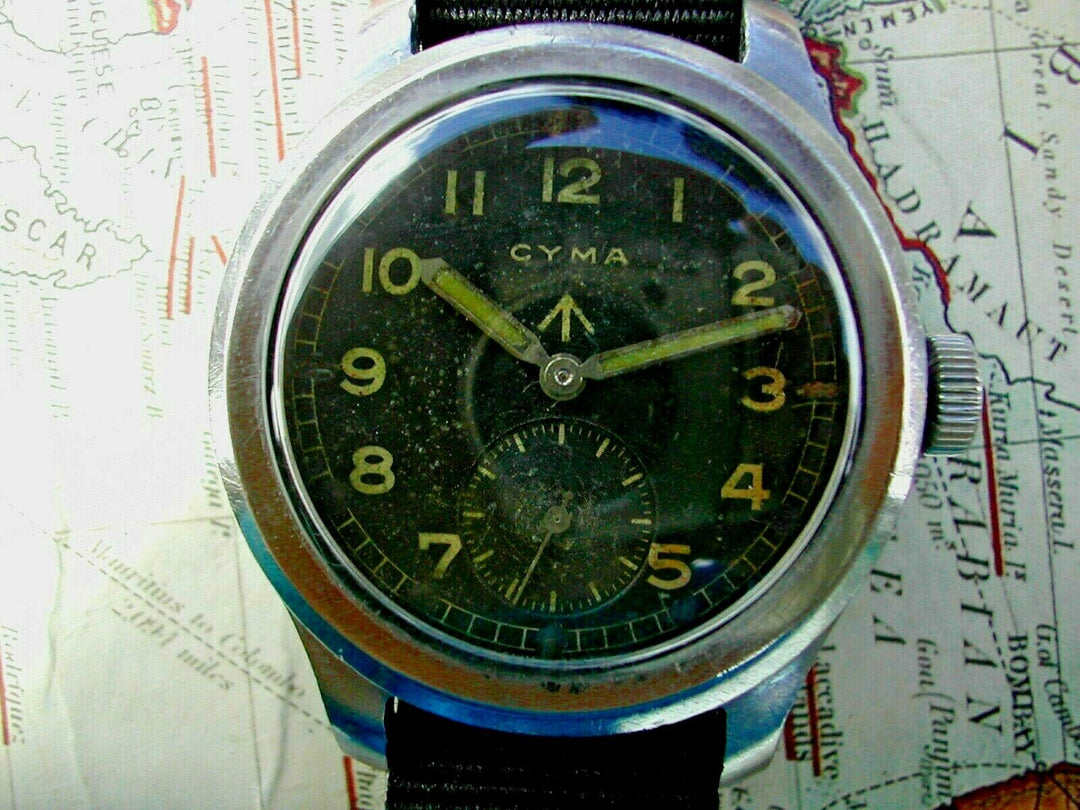 1945年　シーマ　DIRTY DOZEN(WWW) ブリティッシュミリタリー　腕時計　オーバーホール済み　すべてオリジナル