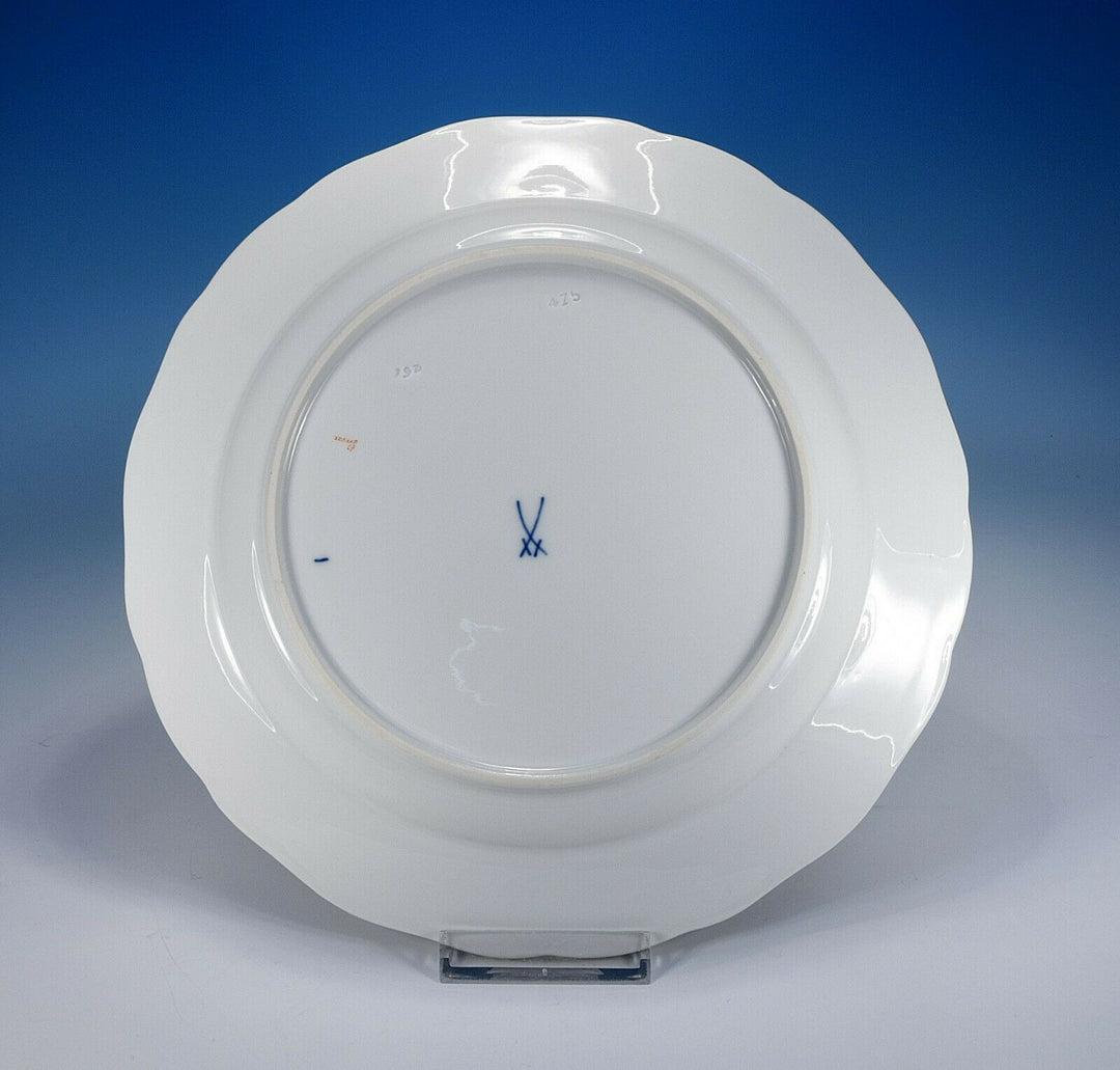 Meissen " Flower Bouquet & Insects " Dining Plate 25 Cm. 1.Wahl