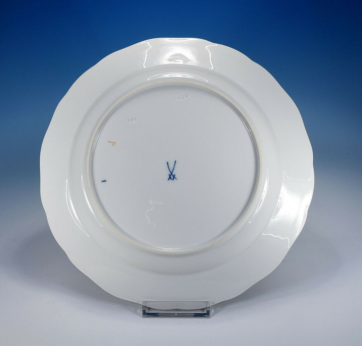 Meissen " Flower Bouquet & Insects " Dining Plate 25 Cm. 1.Wahl