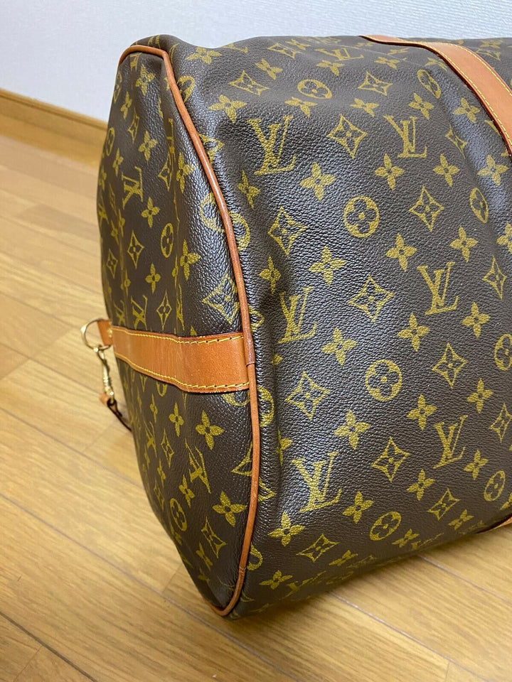 AUTH LOUIS VUITTON MONGRAM Vintage CANVAS SAC POLOCHON DUFFLE BAG