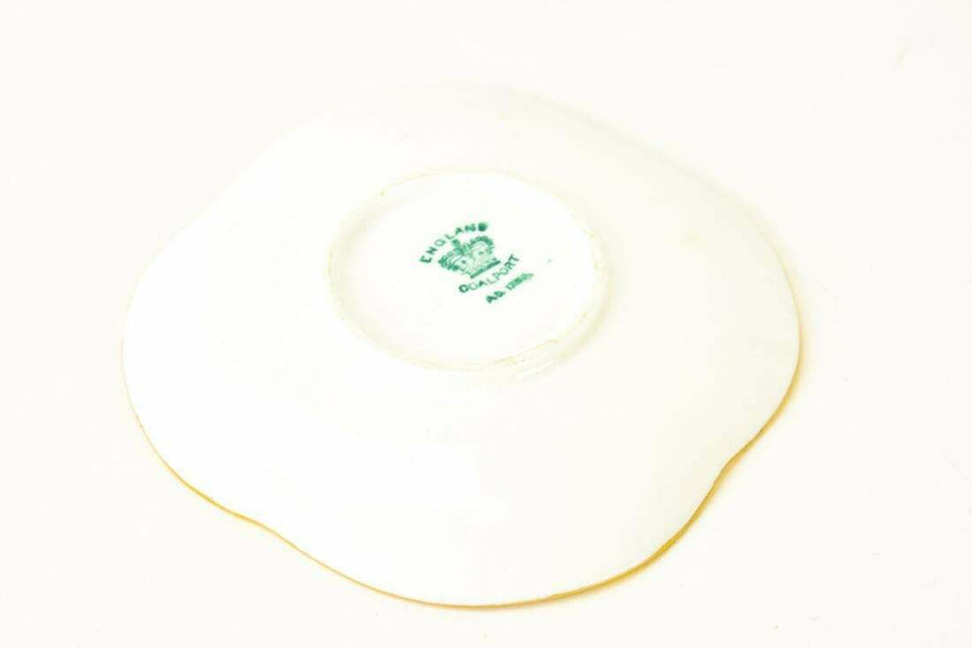 コールポート(Coalport)　ティーカップ＆ソーサー　ゴールド・ターコイズ