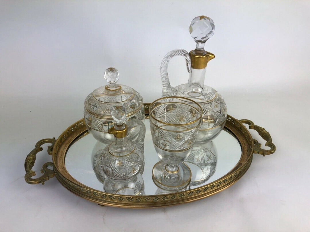 SERVICE A ABSINTHE EN CRISTAL DE BACCARAT