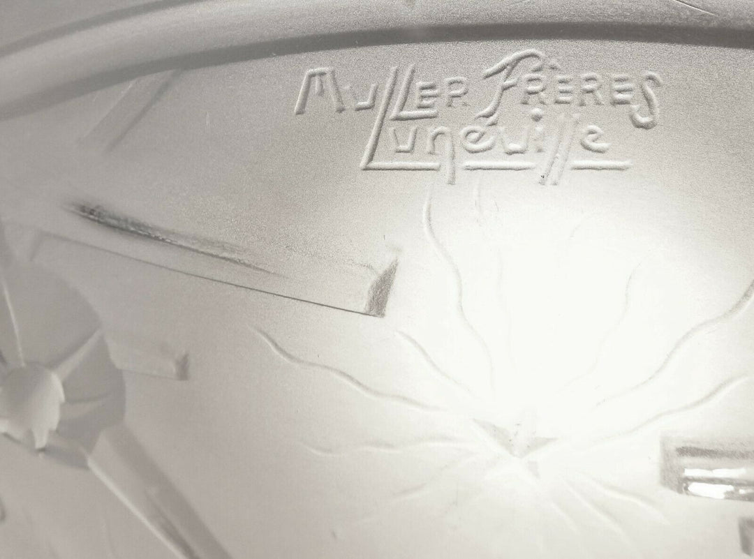 ミューラー兄弟　作：1930フランスアールデコ調シャンデリアランプ