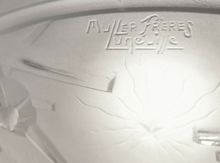 ミューラー兄弟　作：1930フランスアールデコ調シャンデリアランプ