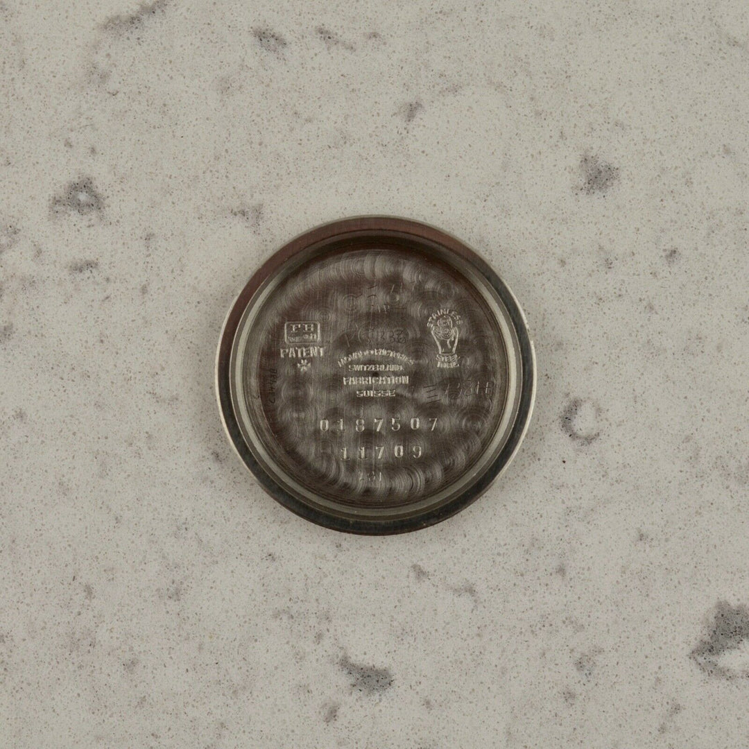 1950年　モバードヴィンテージ　カラトラバ　トロピカルダイアル(参考番号：11709)(cal.150MN)スチール製