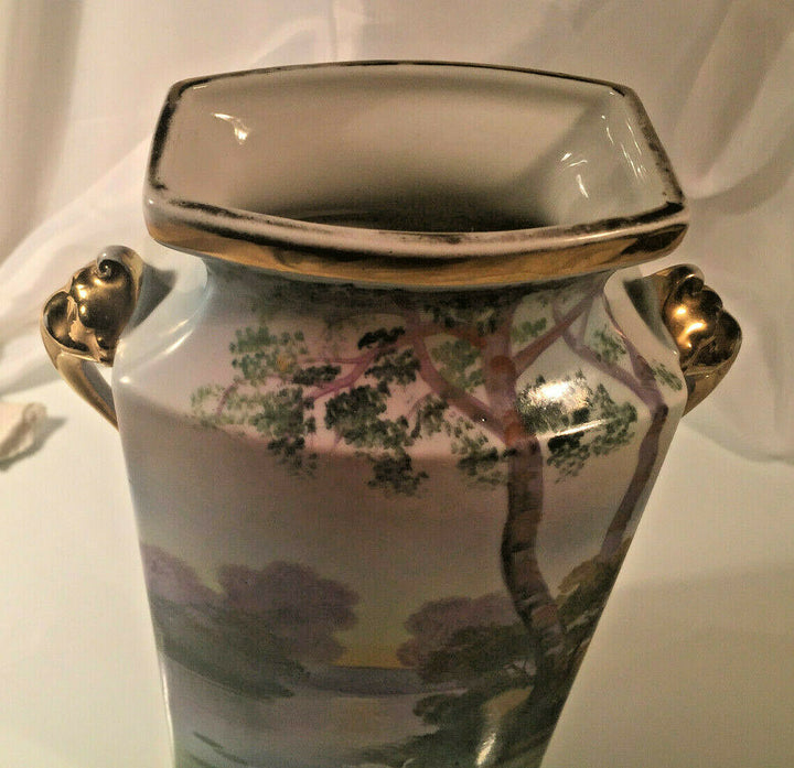 Vintage Noritake Hand Painted Gilded Vase Japan