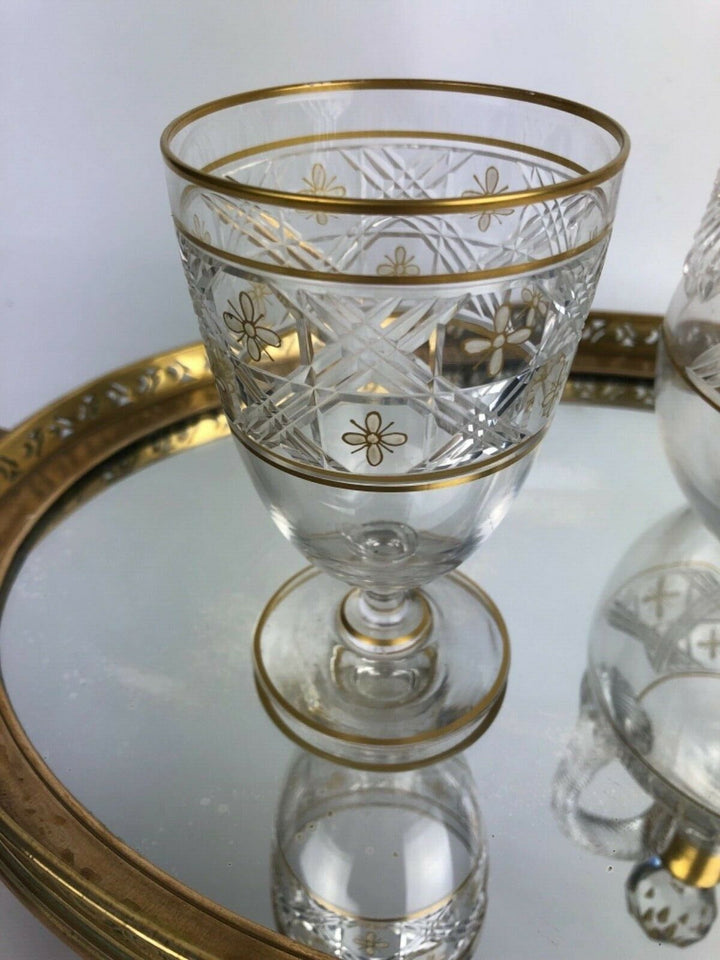 SERVICE A ABSINTHE EN CRISTAL DE BACCARAT