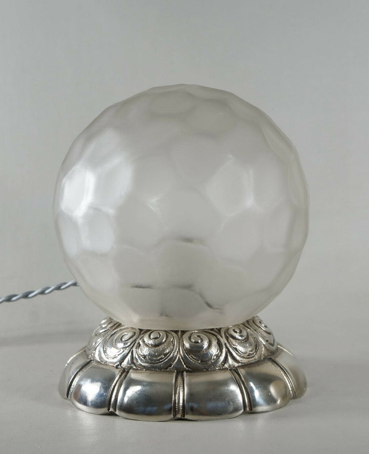 ジェネ＆ミション　ペアのアールデコランプ　1925-1930年　球形ランプ　ミューラー時代