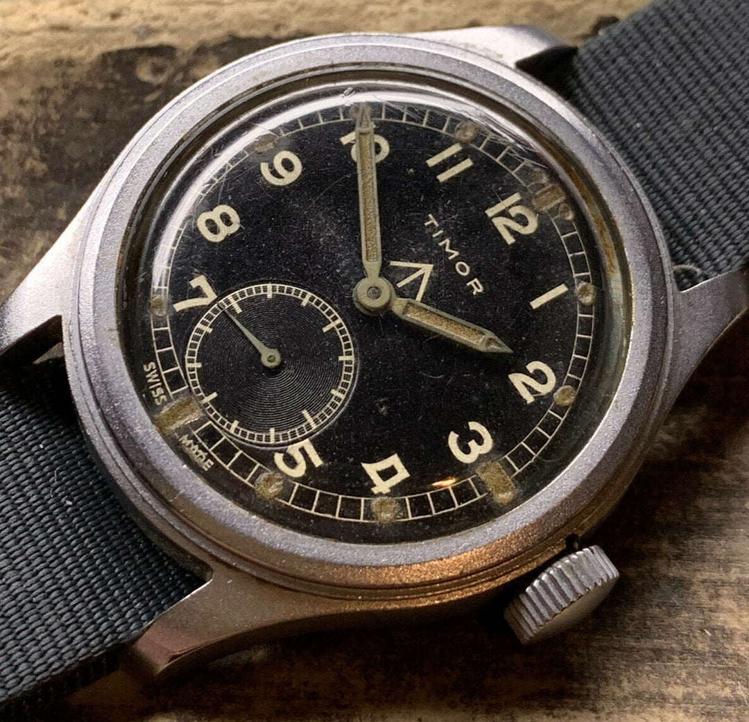 1940年代 SS ミリタリー ティモール WWW ダーティ ダース 腕時計