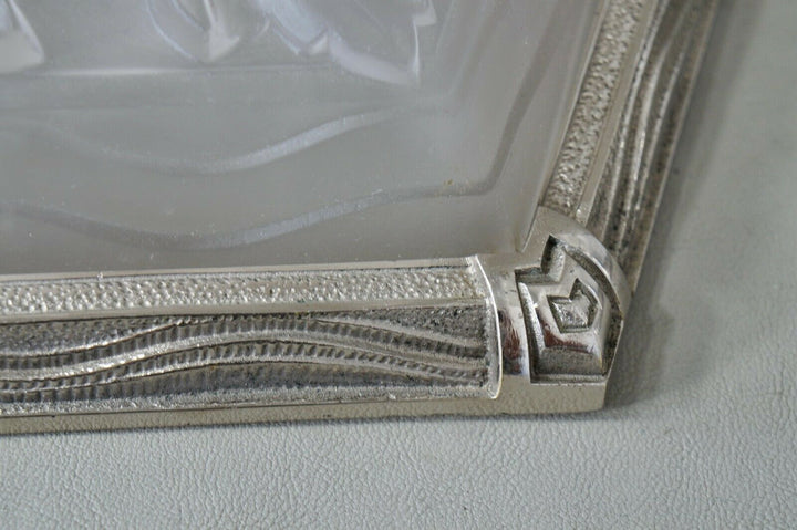 Moscovici & Verdun : a pair of French 1930 Art Deco wall sconces France