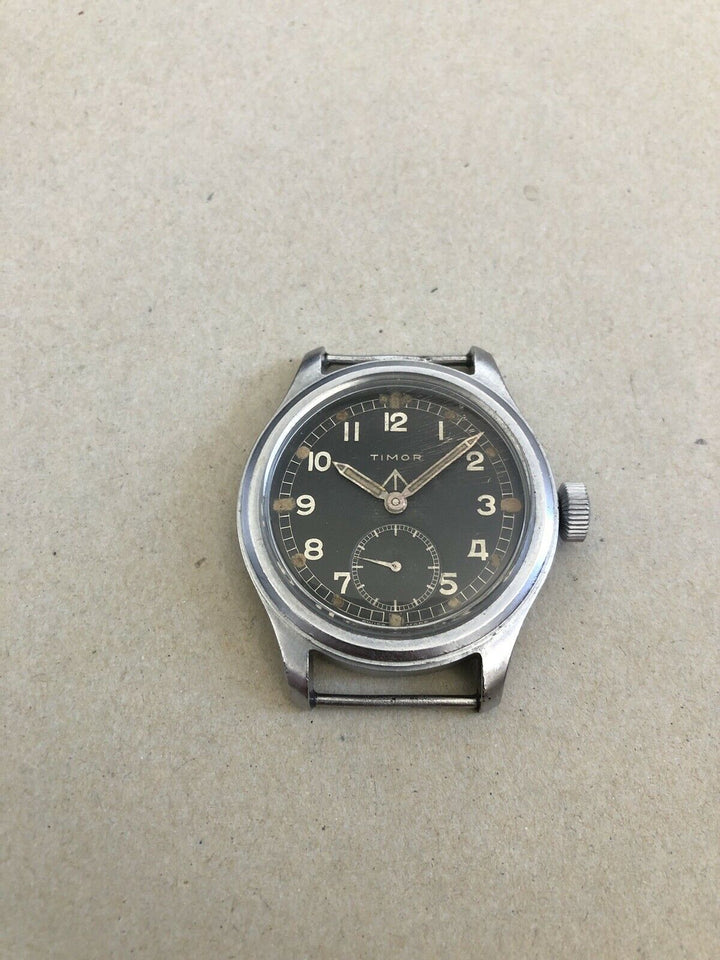 Vintage Timor British Military Watch WWW Dirty Dozen - UNRESTORED condition