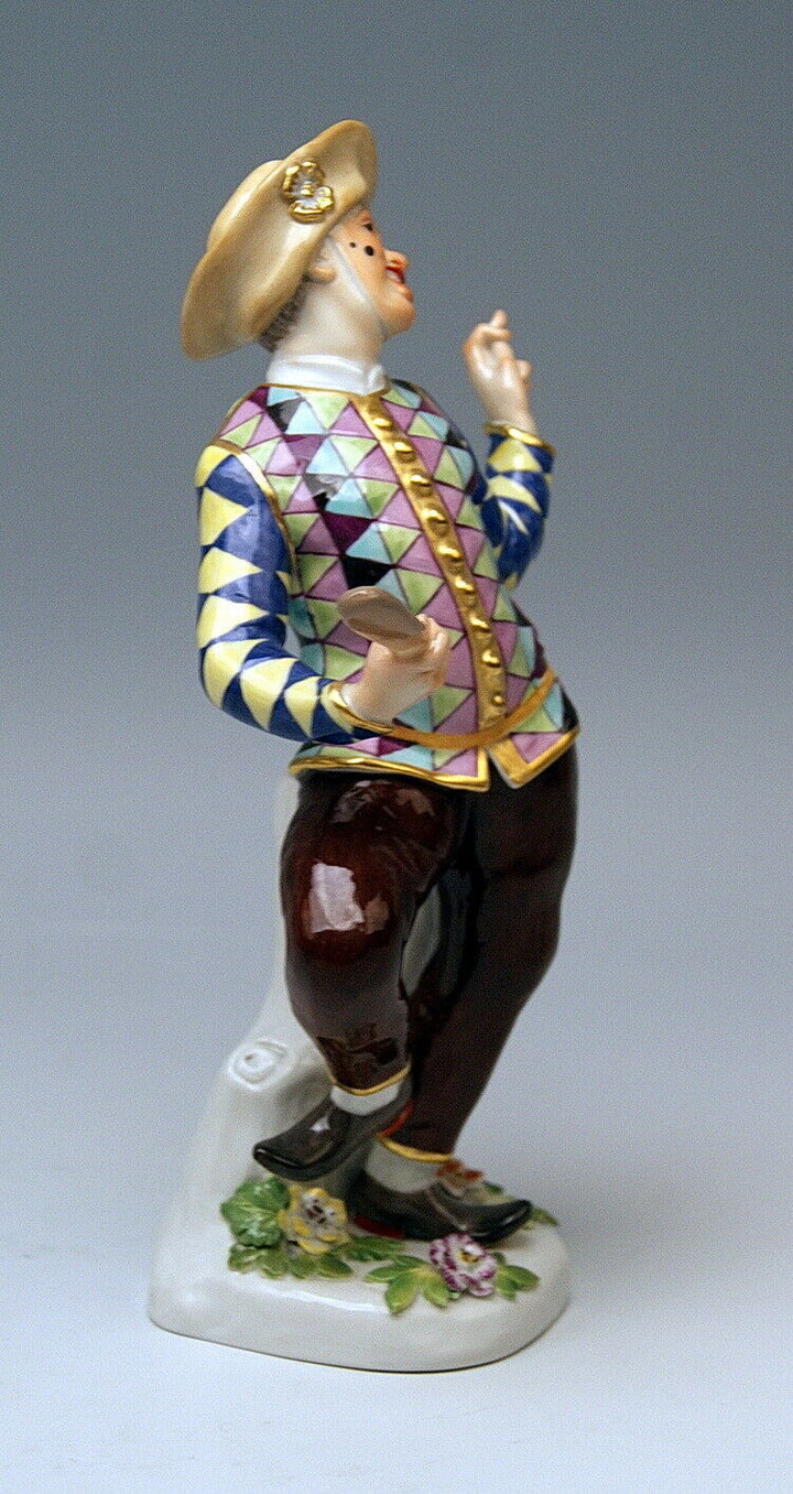 邁森 MEISSEN マイセン FIGUR HARLEKIN MIT STAB HARLEQUIN WITH STICK KÄNDLER MNR: 237