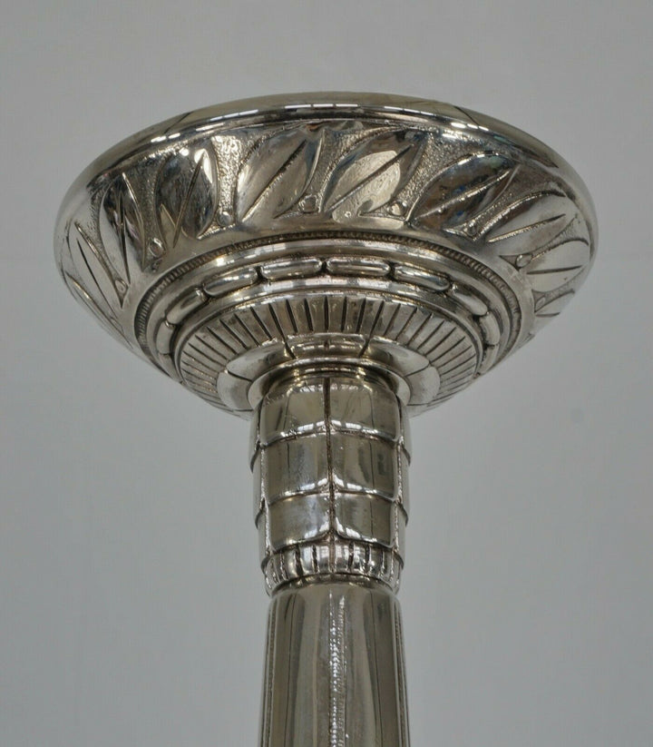 RANC & MULLER : FRENCH 1930 ART DECO CHANDELIER #3 .. lamp degue daum era France