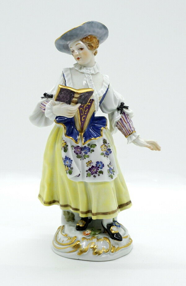 マイセン人形(MEISSEN) 「ギャランオーケストラ」 女性歌手