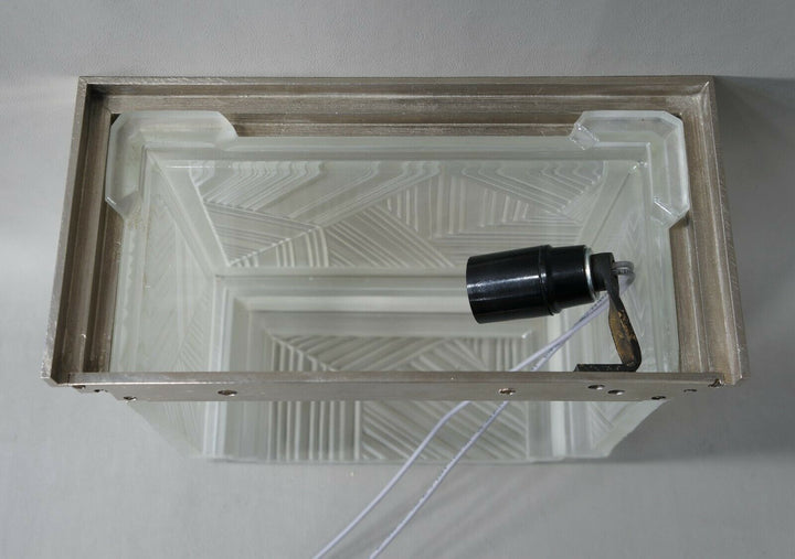 SABINO : FRENCH 1930 ART DECO WALL SCONCE ...... chandelier lamp daum era France