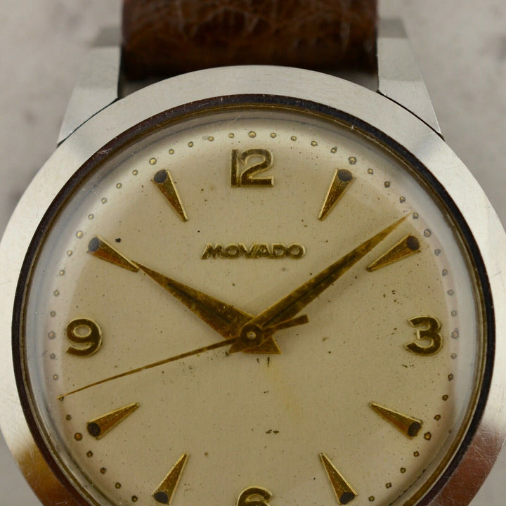 1950年　モバード腕時計 ヴィンテージ　カラトラバ　腕時計(参考番号：18629)(cal.261A)ステンレススチール製
