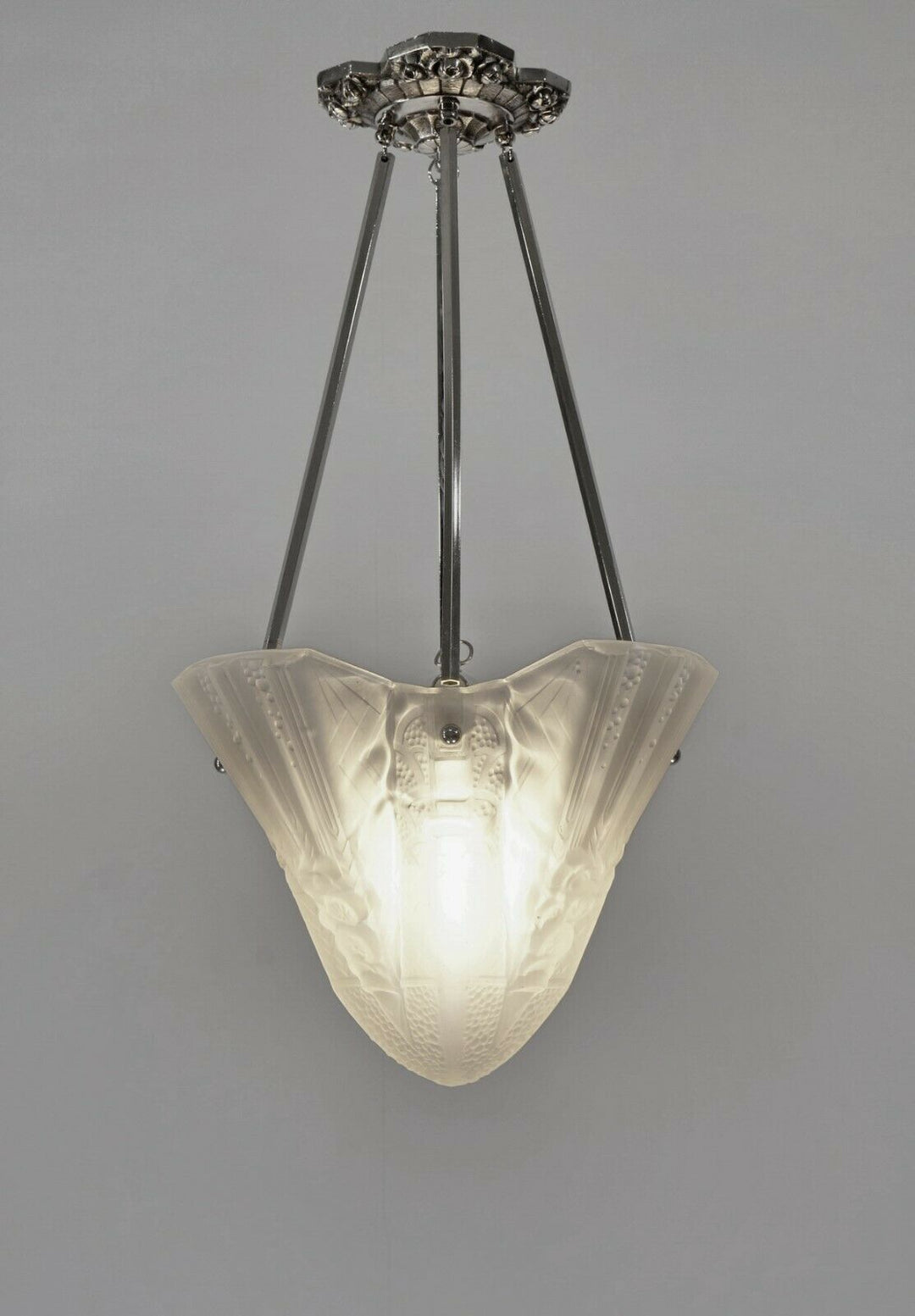 ミューラー兄弟　作：フランスアールデコ調シャンデリアランプ