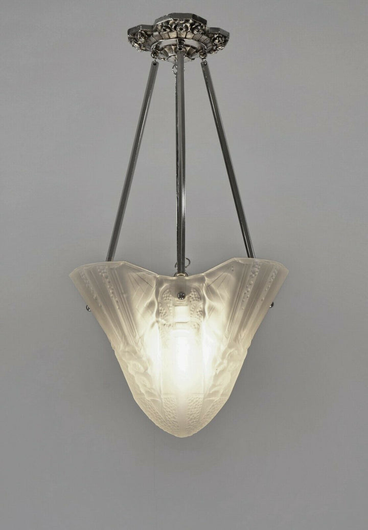 ミューラー兄弟　作：フランスアールデコ調シャンデリアランプ