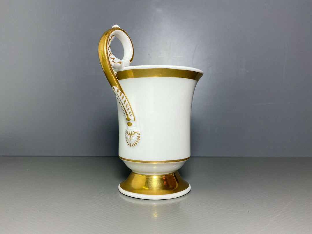 KPM BERLIN GEDECK TASSE UT GLOCKENFORM DAS MUSEUM IN BERLIN GOLD 1.WAHL UM 1837