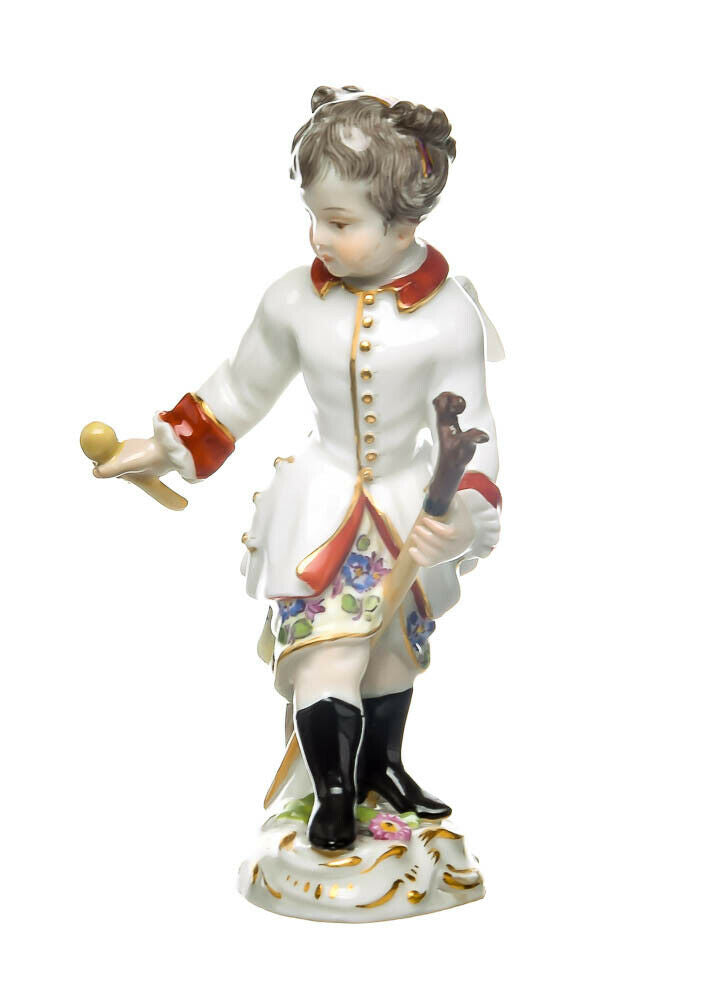 マイセン人形　将校に変装した小さなキュービッド　1850-1924