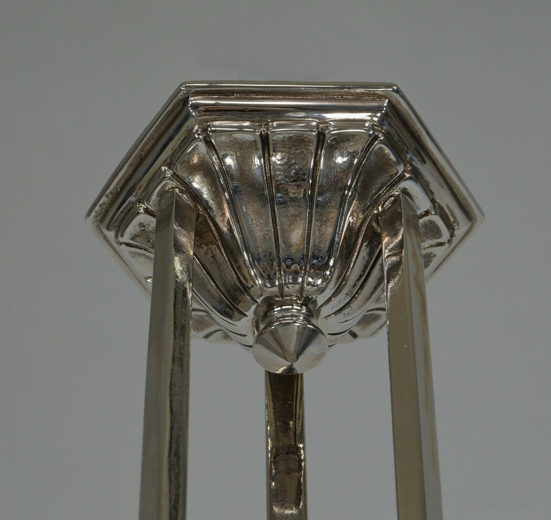 HETTIER & VINCENT and Schneider : French art deco chandelier ....... 1930 France