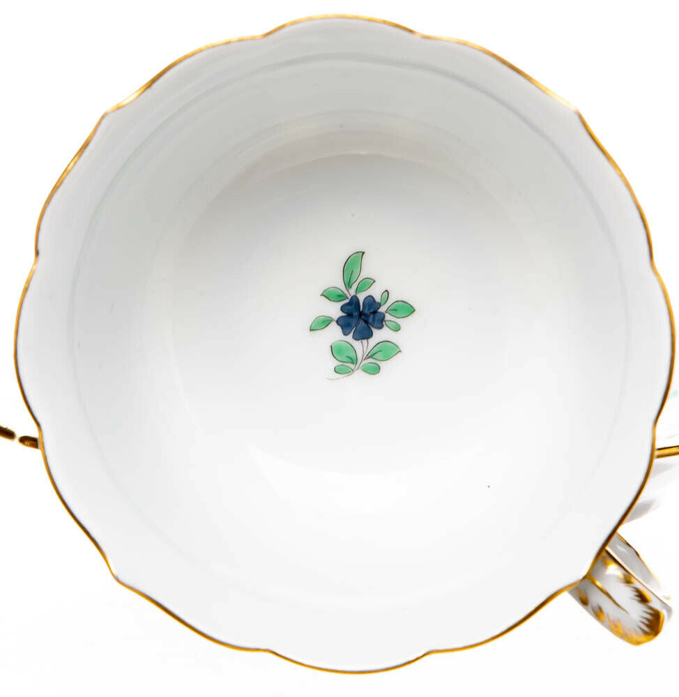 Teegedeck fliegender Fuchs & Eichhörnchen Meissen Neuer Ausschnitt 1. Wahl 1987