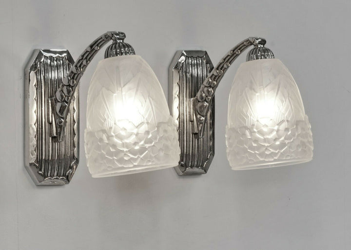 エティエ・ヴァンソン　19330年アールデコ　ウォールランプ