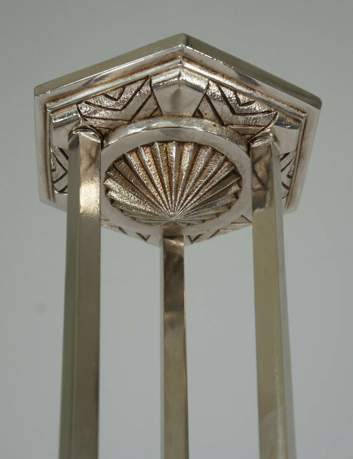 DEGUE : FRENCH 1930 ART DECO CHANDELIER ...... lamp muller era France