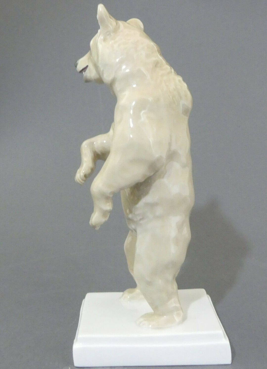 ⚔ Meissen Bär stehend Braunbär Figur V125 TOP 1.Wahl - Erich Hösel Pfeifferzeit