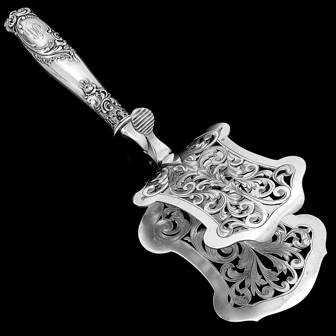 Ravinet D'Enfert French Sterling Silver Asparagus Pastry Toast Server
