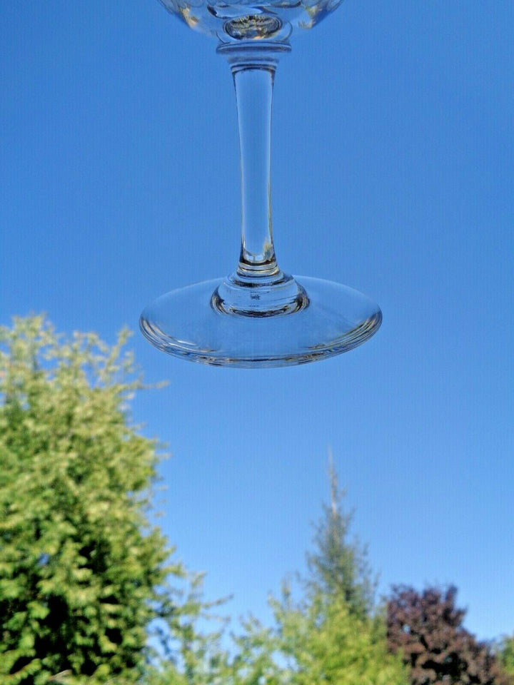 BACCARAT ROHAN COMBOURG WINE WATE GLASSES VERRE A EAU VIN CRISTAL GRAVÉ ART DECO