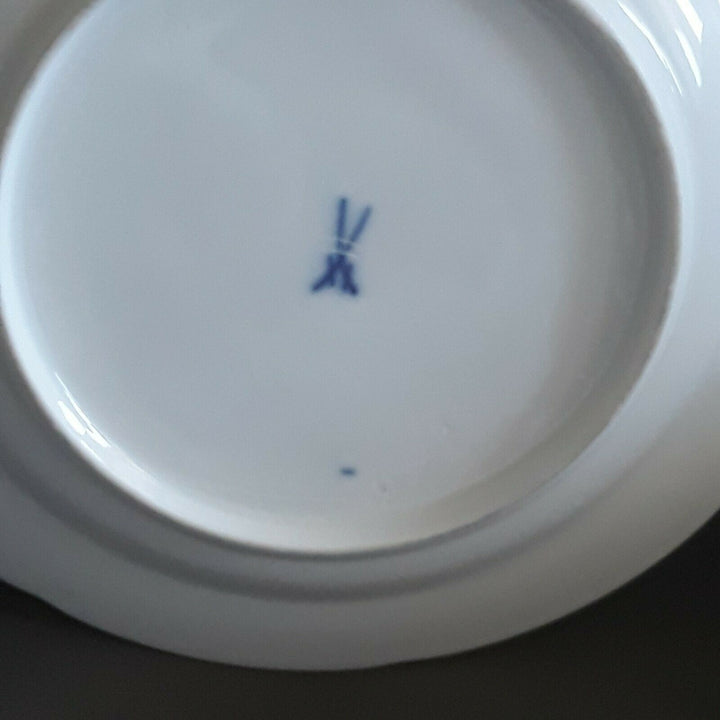 マイセン　モカセット　Bフォーム　コバルトブルー