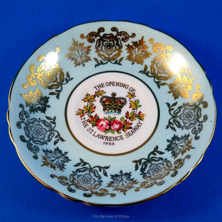 パラゴン　1959年セントローレンス・シーウェイ開通記念のカップ&ソーサー