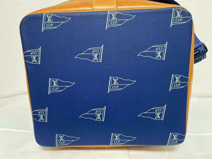 AUTH LOUIS VUITTON CUP 1992 BOSTON BLUE SAC MARIN LUGGAGE TRAVEL BAG LV205